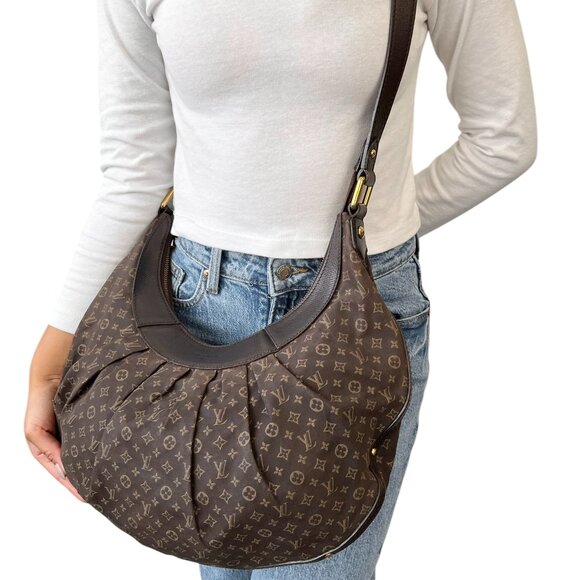 LOUIS VUITTON Vintage LV Monogram Logo Rhapsody Shoulder Bag Brown [105601] - Picture 3 of 13